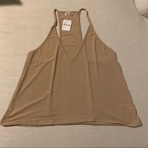 Beige Free People Tank